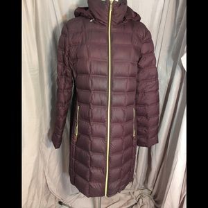 Michael Kors Burgundy Down Coat EUC